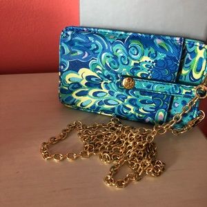 Lily Pulitzer Phone/Card/Money Side Bag/Mini Walle
